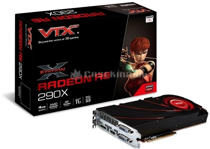 VTX3D Radeon R9 290X X-Edition, 4GB GDDR5, 2x DVI, HDMI, DP