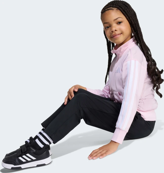 adidas Essentials Climacool Kids Trainingsanzug clear pink/white (Junior)