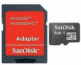 SanDisk 4GB Kit, Class 4