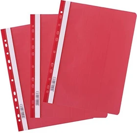 D.RECT Schnellhefter gelocht, A4, rot, 25er-Pack