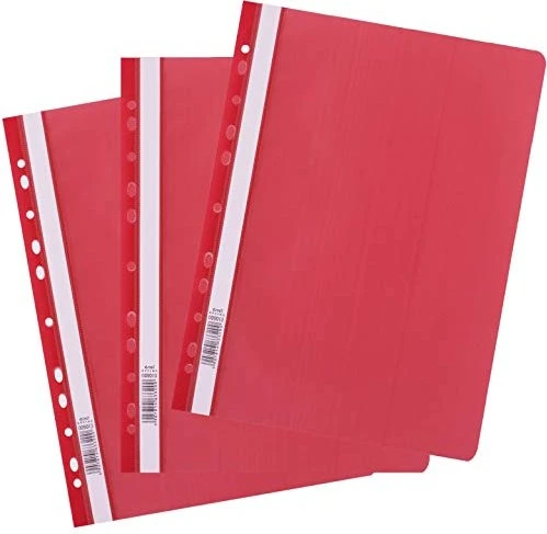 D.RECT Schnellhefter gelocht, A4, rot, 25er-Pack
