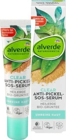 Alverde Clear Heilerde Bio-Grüner-Tee Anti-Pickel SOS-Serum, 15ml