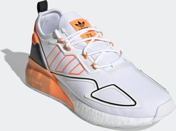 adidas ZX 2K Boost cloud white/signal orange/core black (Herren)