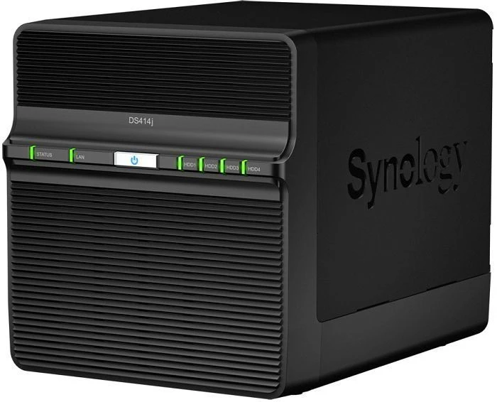 Synology DiskStation DS414j, 512MB RAM, 1x RJ-45 1000Base-T, 1x USB-A 3.0