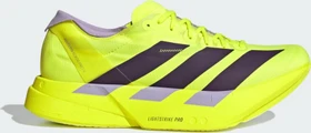 adidas Adizero Adios Pro 4 solar yellow/aurora plum/powder plum (Herren)