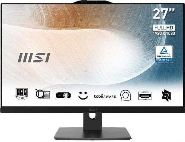 MSI Modern AM272P 12M-1202XEU, schwarz, Core i3-1215U, 8GB RAM, 512GB SSD