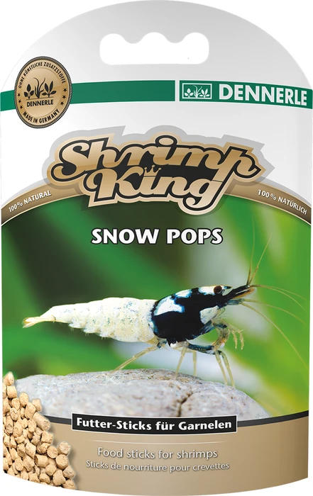 Dennerle Shrimp King Snow Pops Futtersticks für Garnelen, 40g