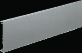 Hager Brüstungskanal-Oberteil zu BRA Breite 100mm aus Aluminium natureloxiert