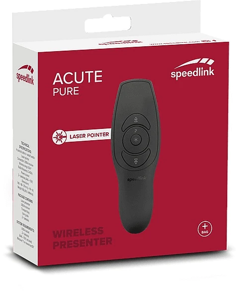 Speedlink Acute Pure Presenter schwarz, USB-A