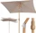Sekey Sonnenschirm 300x200cm taupe (UB280)