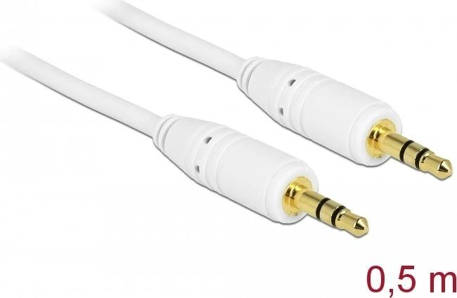 DeLOCK Klinkenkabel 3-Pin Stereo, 3.5mm Stecker auf 3.5mm Stecker