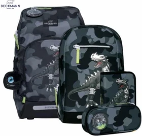 Beckmann Active Air FLX Camo Rex Schulrucksack-Set, 6-tlg.