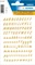 Herma Buchstabenetiketten A-Z, 4x8mm, gold, 2 Blatt (234 Etiketten) Vorschaubild