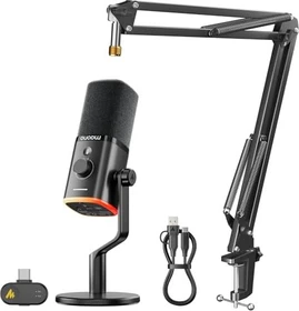 Maono PD100W inkl. BA20 Mikrofonarm schwarz