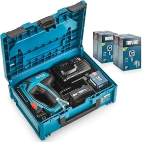 Novus J-551 Akku-Tacker/Nagler inkl. Koffer + Akku 2.0Ah