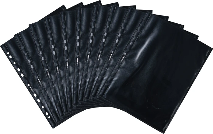 Herma Fotosichthüllen schwarz, 200x300mm, hoch, 10 Stück