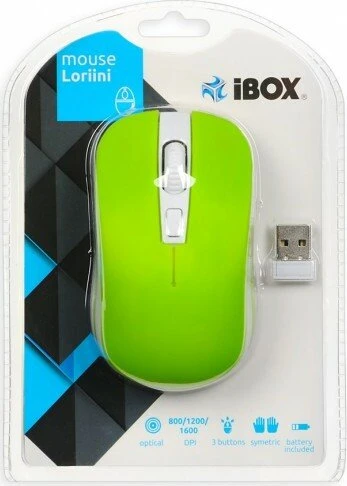 iBox Loriini Green grün/weiß, USB
