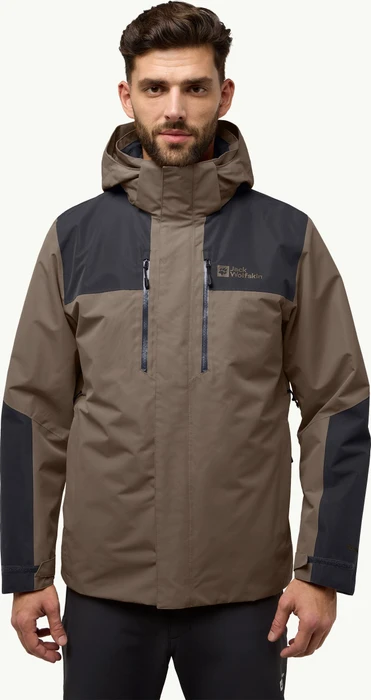 Jack Wolfskin Jasper 3in1 Funktionsjacke cold coffee (Herren)