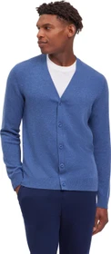 Falke Luxury Cardigan V-Ausschnitt Strickjacke bluestone (Herren)