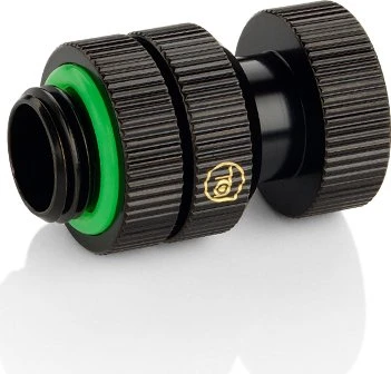 Bitspower Touchaqua Link Adapter Female G1/4", 16-22mm verstellbar, Glorious Black, 2er-Pack