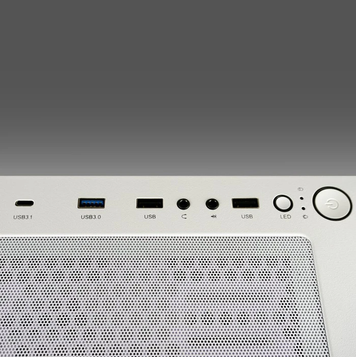 LC-Power Gaming 802W White_Wanderer_X, weiß, Glasfenster