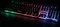 Manhattan Gaming-Tastatur mit Metallunterseite, LEDs RGB, schwarz, USB, DE Vorschaubild