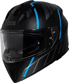 iXS 217 2.0 matt schwarz/grau/türkis