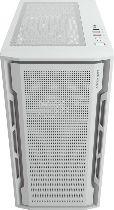 Cougar Uniface Mini White, weiß, Glasfenster