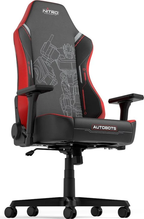 Nitro Concepts X1000 Transformers Autobots Edition Gamingstuhl, schwarz/rot