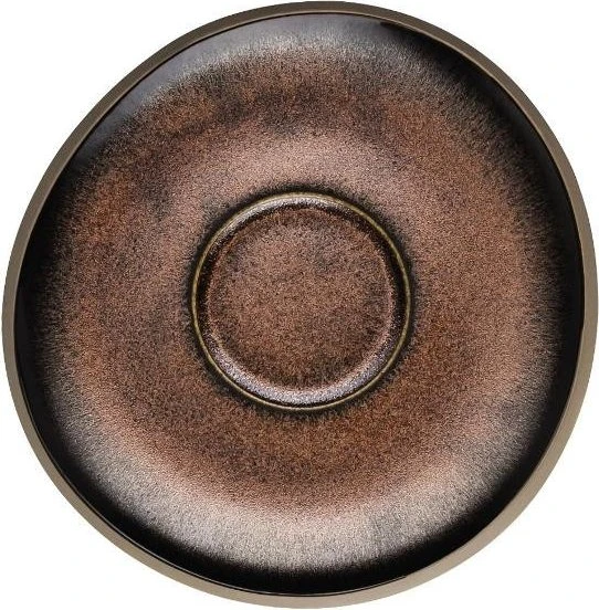 Rosenthal Junto Bronze Steinzeug Kaffee-/Tee-/Kombi-Untertasse 15cm