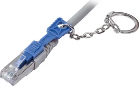 Synergy21 Absperrbares Patchkabel, Cat6a, S/STP, RJ-45/RJ-45, 0.25m, grau