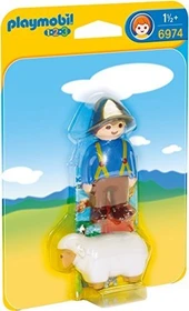 playmobil 1.2.3 Bauer mit Kuh