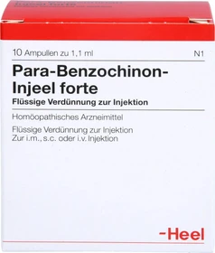 Heel Para Benzochinon Injeel forte Ampullen, 10 Stück