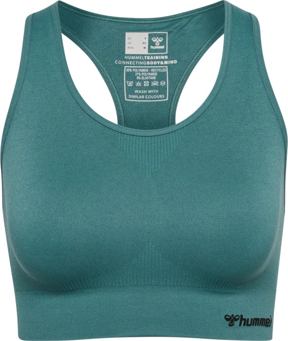 hummel Seamless Sports Top Funktionsshirt ärmellos north atlantic (Damen)