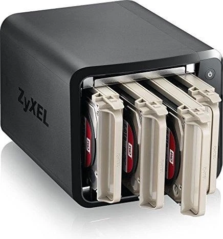 Zyxel NAS542, 1GB RAM, 2x RJ-45 1000Base-T, 3x USB-A 3.0