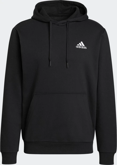 adidas Essentials Fleece Hoodie schwarz/weiß (Herren)