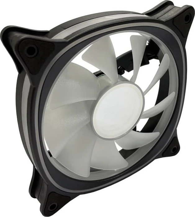 LC-Power Case Fan 120mm ARGB, schwarz, LED-Steuerung, Fernbedienung, 120mm, 3er-Pack