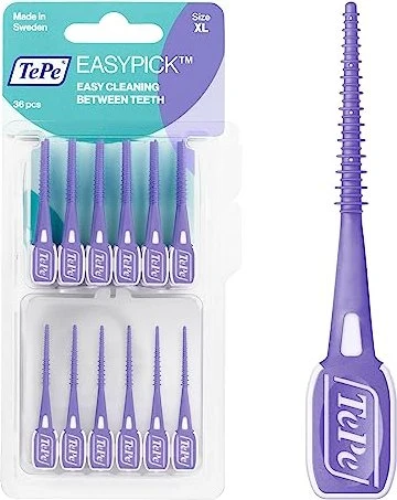 TePe EasyPick Interdentalbürste violett, 36 Stück
