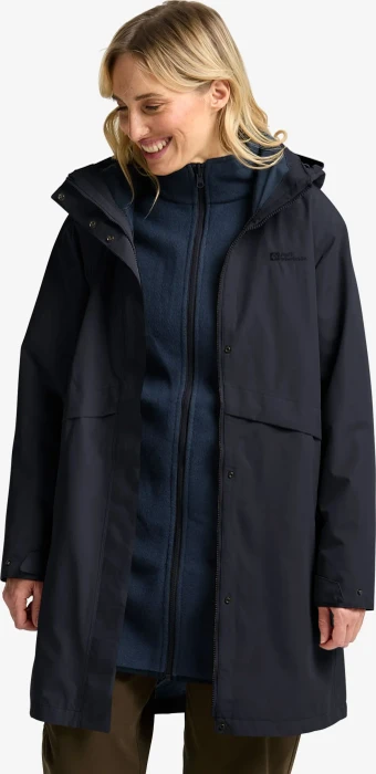 Jack Wolfskin Baylight 3in1 Funktionsmantel dark navy (Damen)
