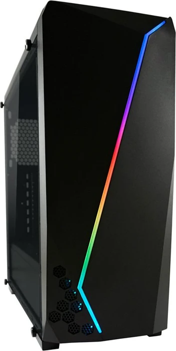 LC-Power Gaming 700B Hexagon, Glasfenster
