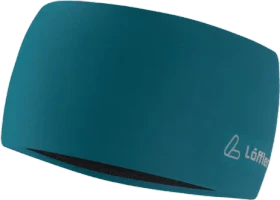Löffler Mono Wide Stirnband blue coral