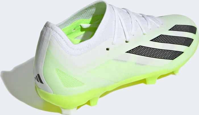 adidas X Crazyfast.1 FG cloud white/core black/lucid lemon (Junior)