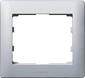 Legrand Pro21 Galea Rahmen 1-fach, soft aluminium