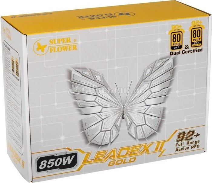 Super Flower Leadex II Gold schwarz 850W, ATX 2.3