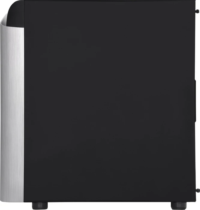 SilverStone Seta A1 Silver, silber, Glasfenster