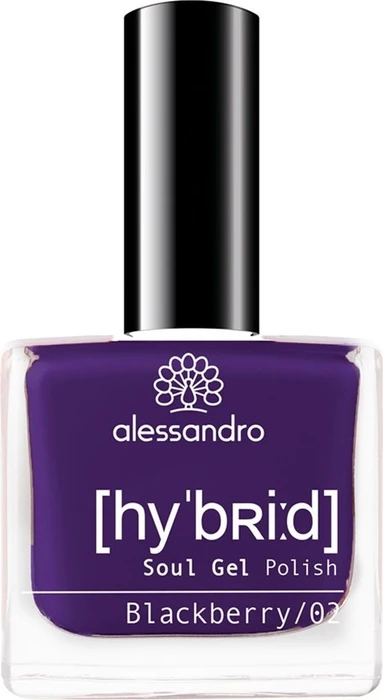 Alessandro Hybrid Soul Gel Nagellack 135 blackberry, 8ml