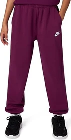 Nike Sportswear Club Fleece Trainingshose lang bordeaux/white (Junior)
