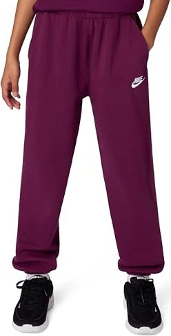 Nike Sportswear Club Fleece Trainingshose lang bordeaux/white (Junior)