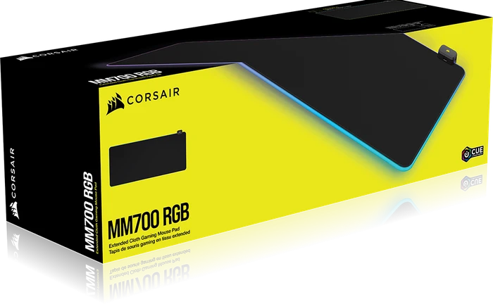 Corsair MM700 RGB Extended Mouse Pad, 930x400mm, schwarz