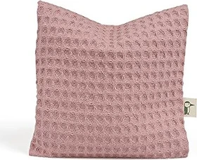Grünspecht Rapssamen-Kissen mit Bezug aus Waffelpiqué Wärmekissen rosa
